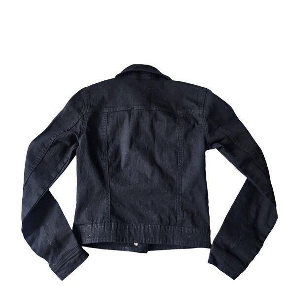 Vero Moda Vietta Black Denim Jacket Women's XS - Picture 5 of 13